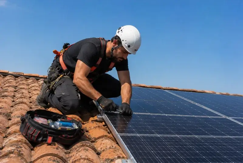 Maintenance et monitoring de panneaux solaires à Mouscardès