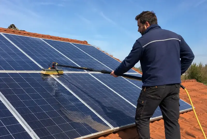 Nettoyage et entretien de panneaux solaires à Mouscardès